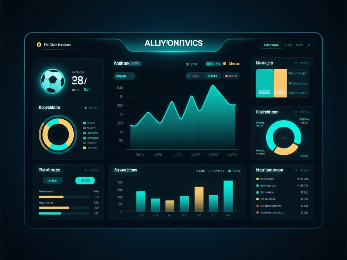 世界盃數據分析儀表板示意圖