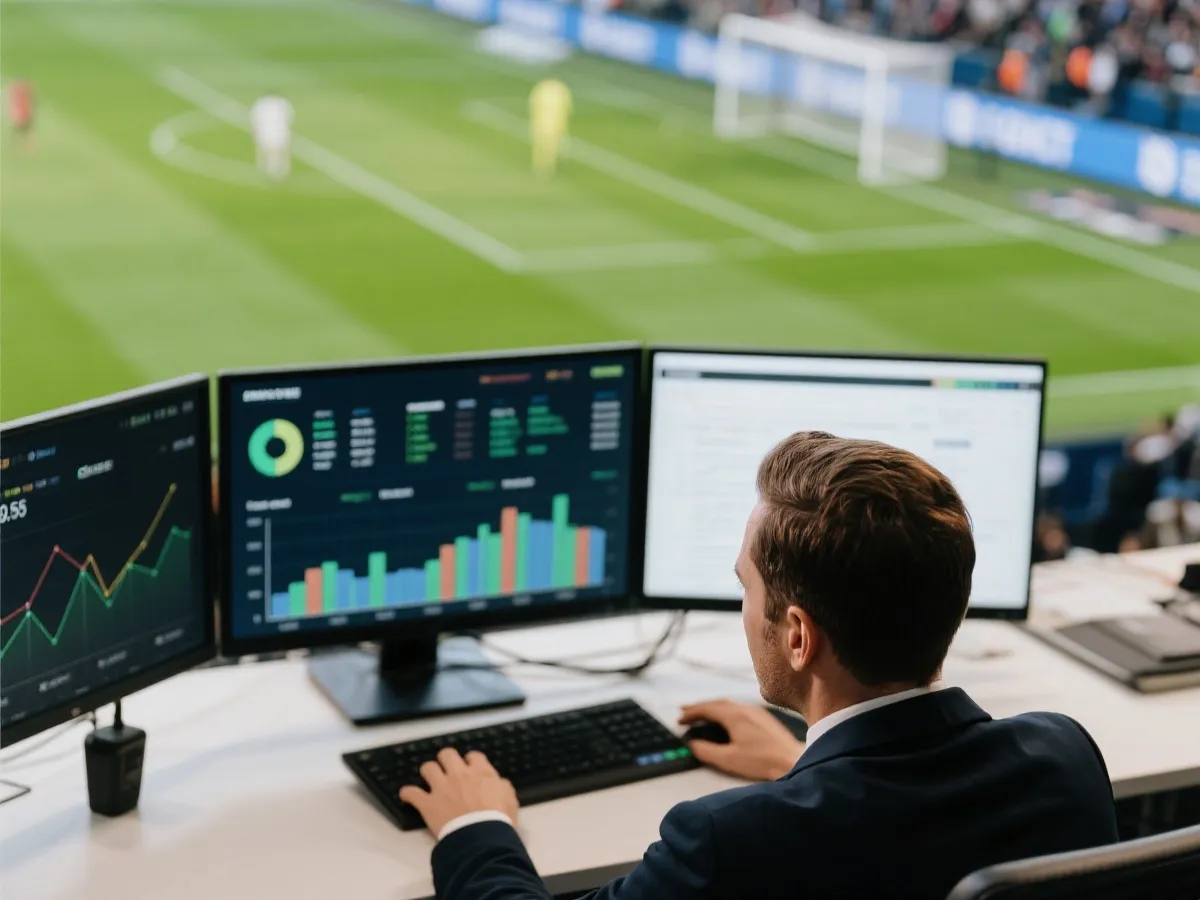 足球數據分析示意圖